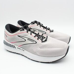 Brooks Ariel GTS 23 Womens Size 11.5D Wide Width Grey Black Pink Running Shoes